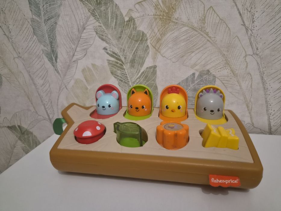 Fisher-Price Kolorowe zwierzątka Wyskakujący przyjaciele GJW24