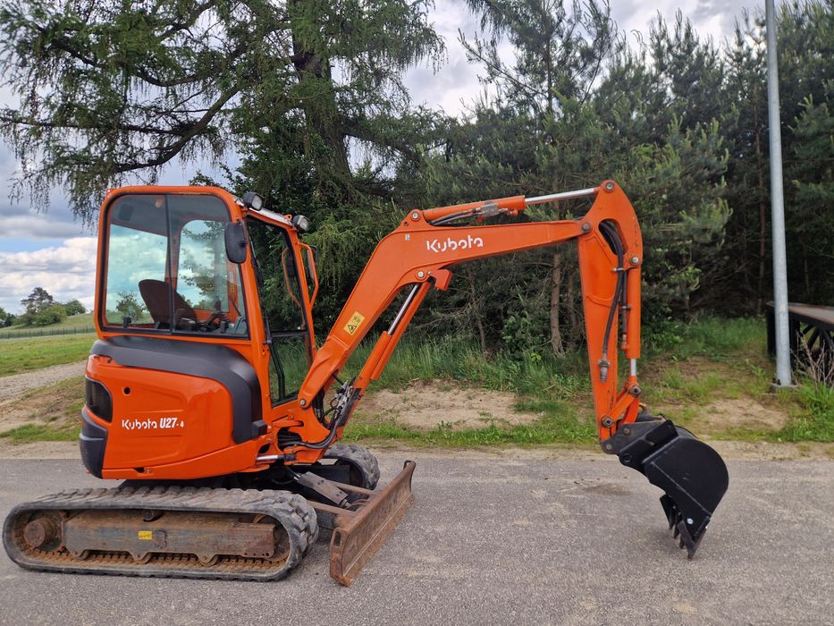 Minikoparka KUBOTA U27-4 Rok 2015
