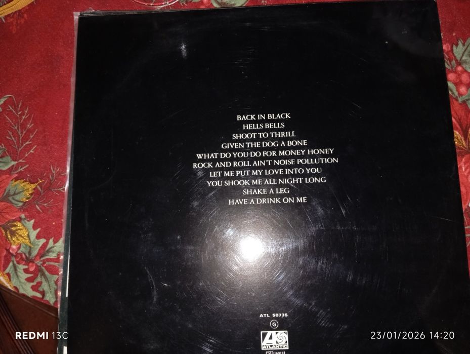 LP Vinil AC DC para colecionadores