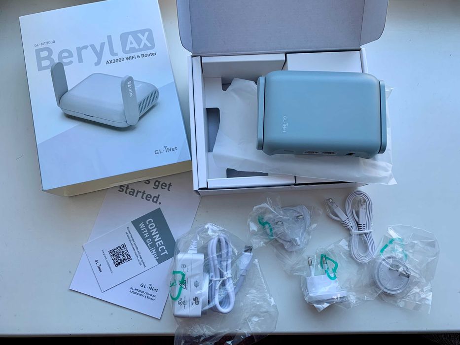 Wi-Fi 6 роутер GL.iNet Beryl AX GL-MT3000 2,5Gbit OpenWRT VPN USB 3.0