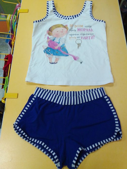 Летняя пижама для девочки Анабель Арто Гапчинская рост 140