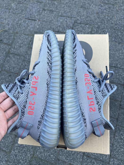 Adidas Yeezy Boost 350 V2 Beluga 2.0 sneakersy niskie szare 45 1/3
