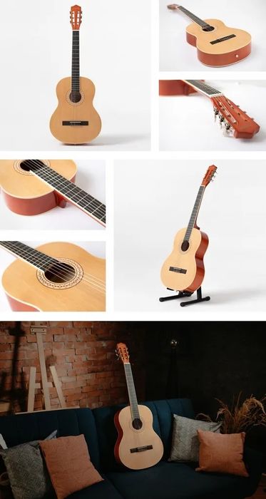 Gitara klasyczna ALAMO  CL-60 , pełnowymiarowa, akcesoria,  OUTLET