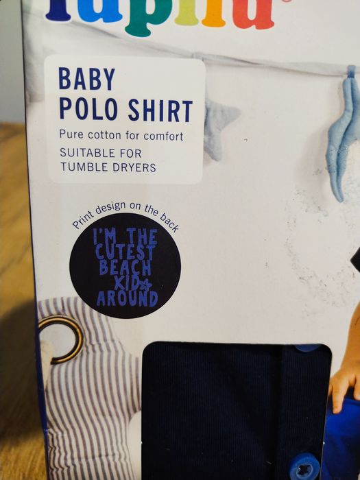Koszulka niemowlęca polo r 62/68