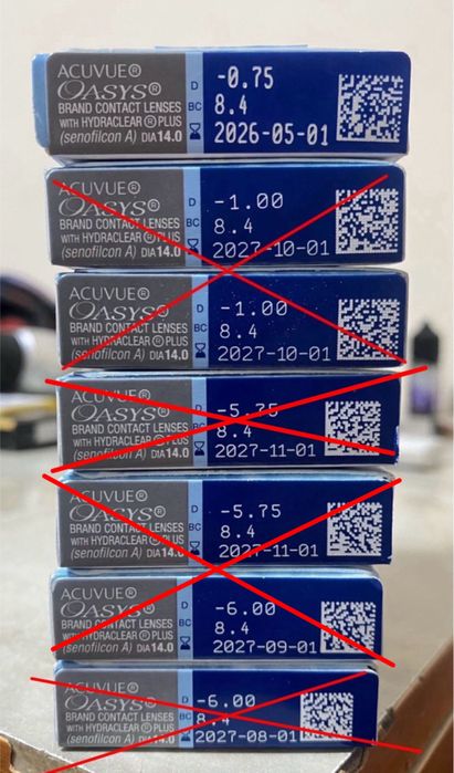 Лінзи Acuvue Oasys with HYDRACLEAR® PLUS