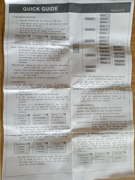 Сканер штрихкодів мобільний