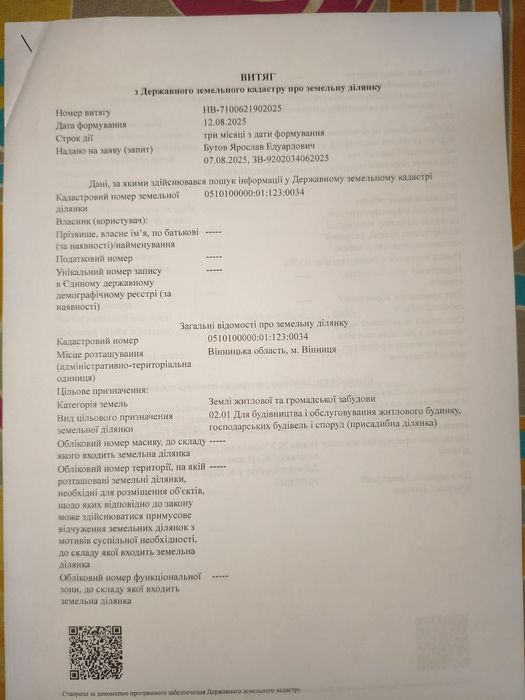 Земля під будівництво
