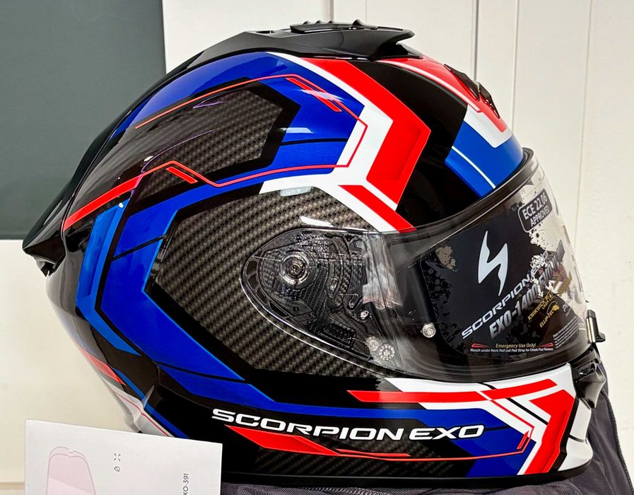 Capacete NOVO Scorpion EXO-1400 EVO II Air (31% Desconto) Tam L-XL