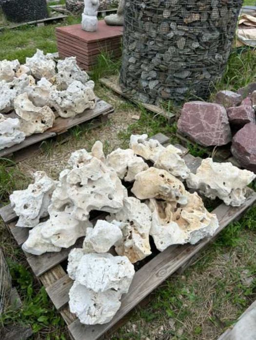 Biały WAPIEŃ FILIPIŃSKI Kamień do Akwarium Tanganika Malawi Skała