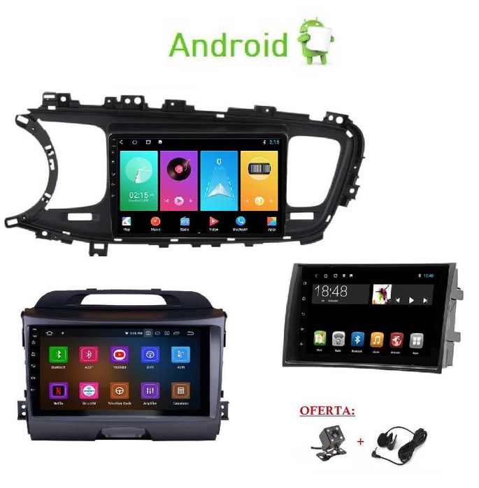 (NOVO) Rádio 2DIN • KIA Venga / Sportage / Optima • Android [4+64GB]
