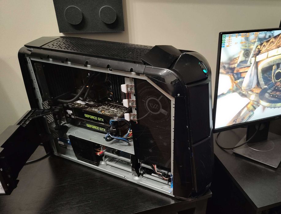 Retro komputer gamingowy Alienware Aurora R1 GTX 680 SLI + i7 950