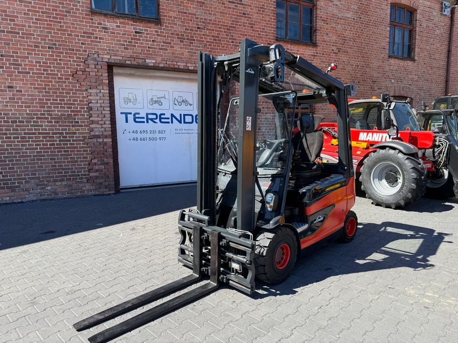 Linde E25R-01  FV23% Import Po Serwisie NOWA BATERIA Nowe Opony Elektryczny Czołowy