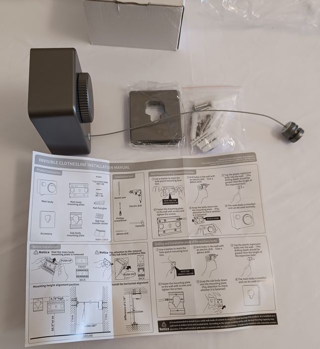 Varal de roupa retrátil  *novo*