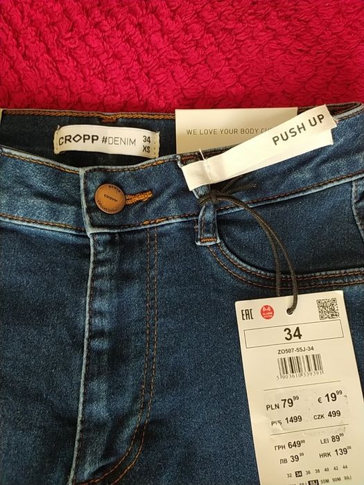 Jeansy dziewczęce Cropp