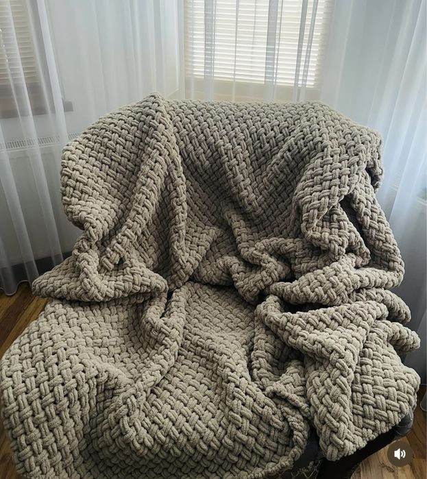 Плед з пряжі Alizze puffy