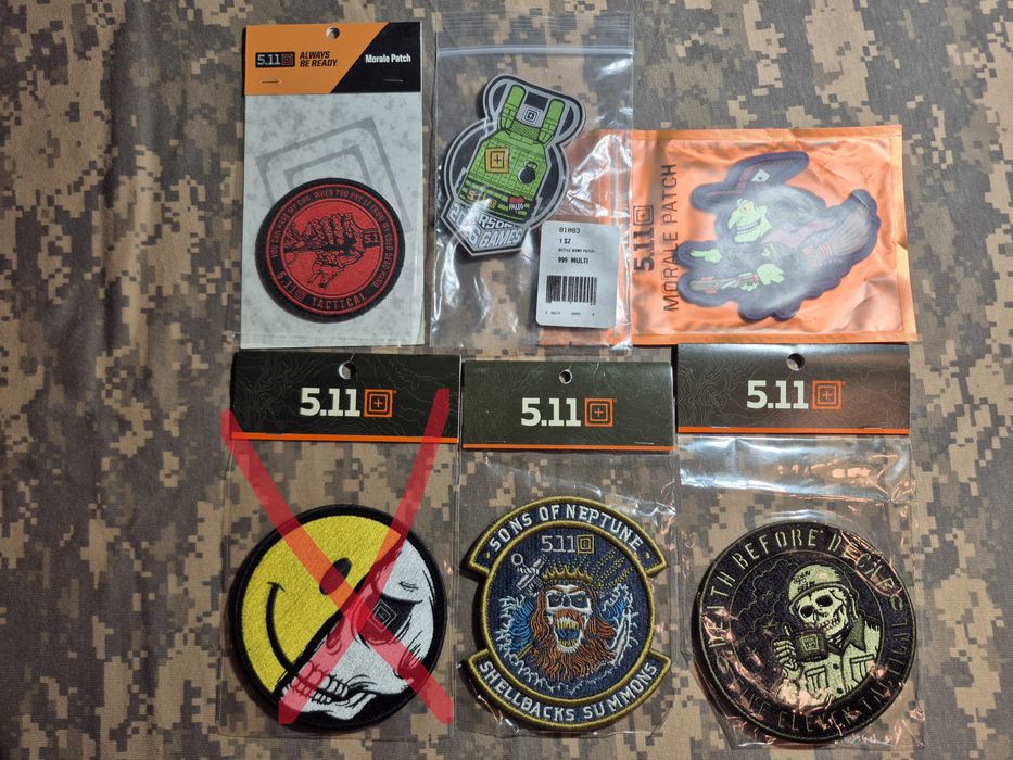 5.11 Патчі/Шеврони