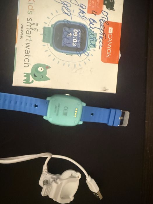 Смарт-годинник Canyon CNE-KW51BL Kids smartwatch GPS Blue (CNE-KW51BL)