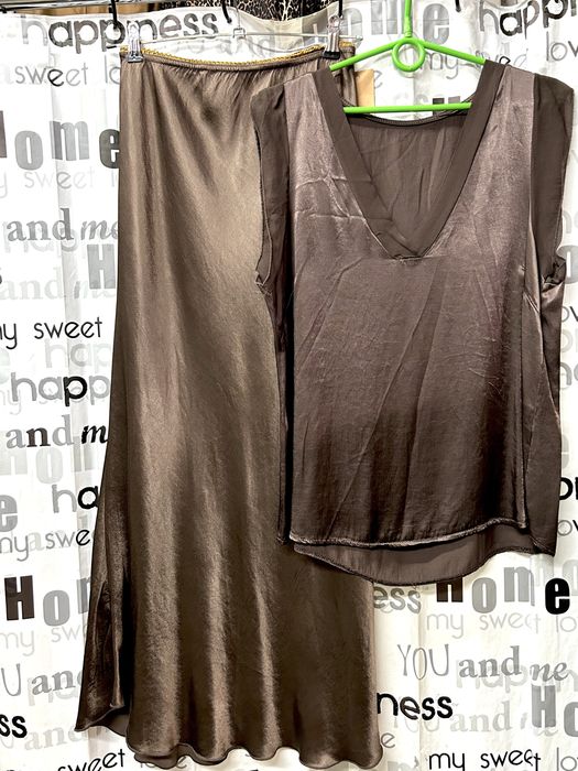 Юбка натуральный атлас, на резиночке, люкс качества, Италия 36-46,48