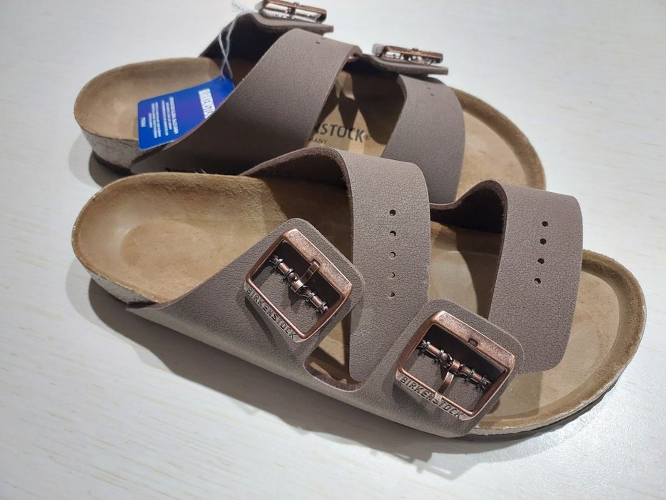 Birkenstock Arizona Bs 42 Mocca brązowo beżowe