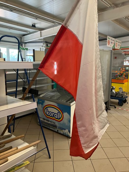 Flaga Polski z kijem, Flagi Polski na maszt