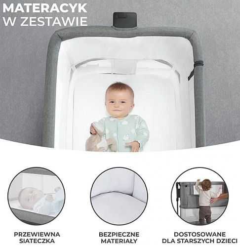 Kinderkraft łóżeczko dostawne Neste Grow