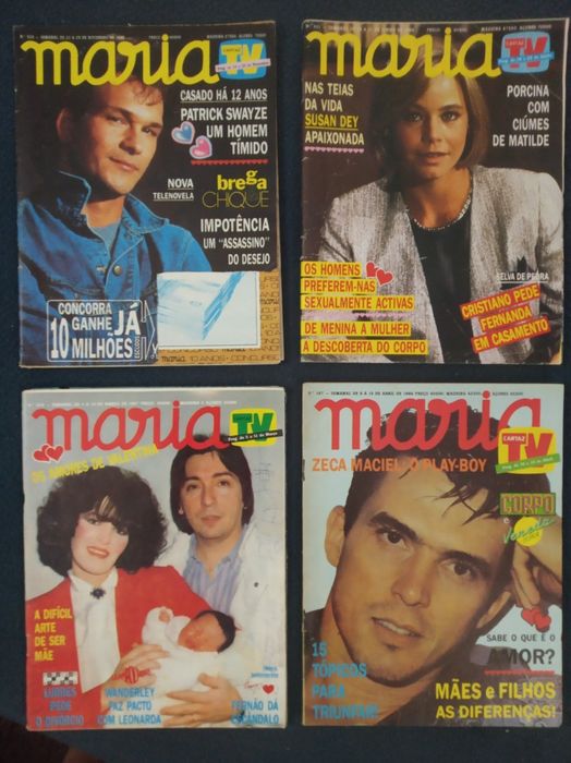Revistas MARIA ( 32 ) anos 80 e 90 - antigas