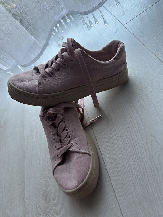 Różowe trampki h&m