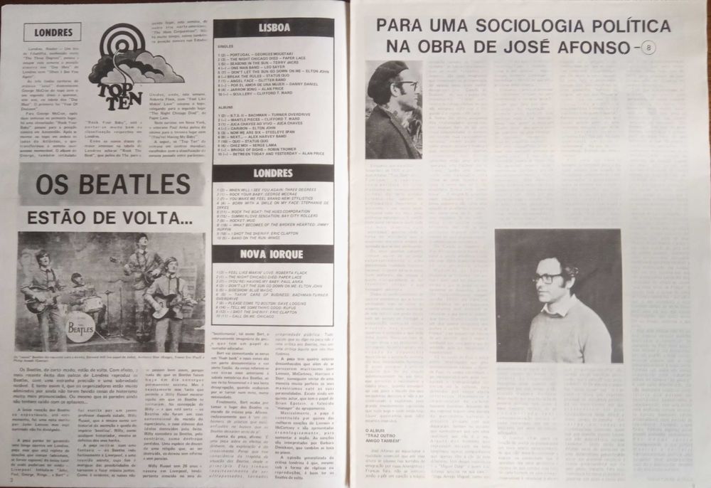 José Afonso	- - -		Musicalíssimo - nr. 95	- - - - -	Jornal