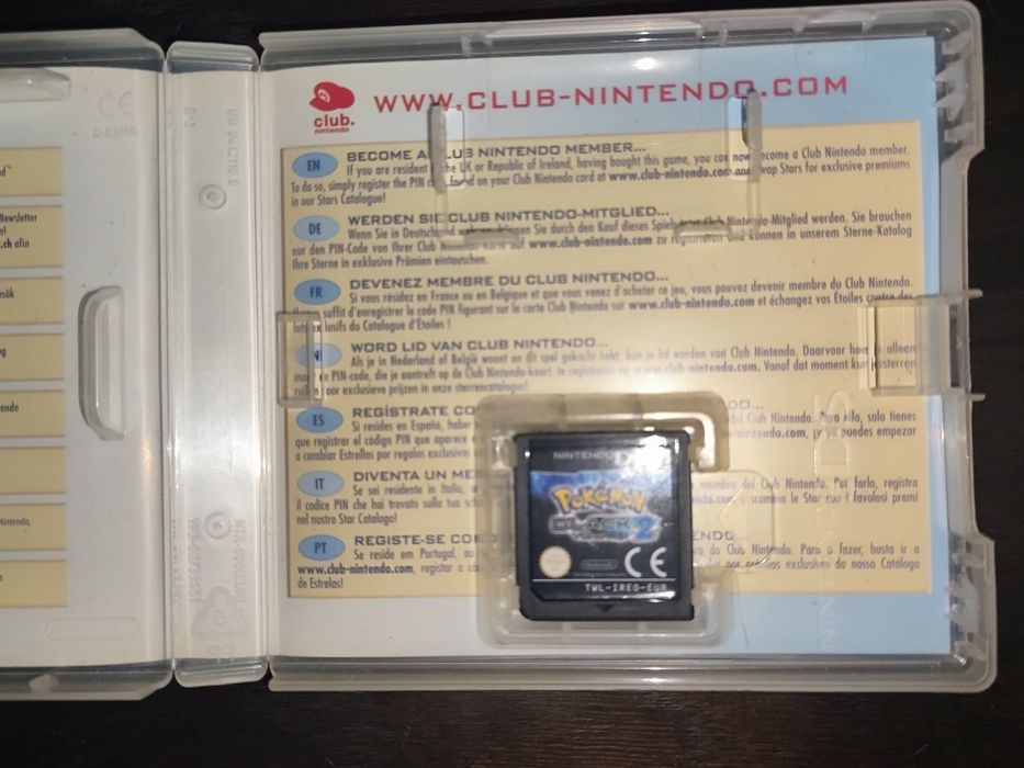Pokemon Black 2 Original Na Caixa Com Manual