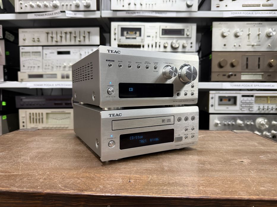 ‼️Wieża Teac AG-H380 + Odtwarzacz CD PD-H380, MP3, USB, Audio Room
