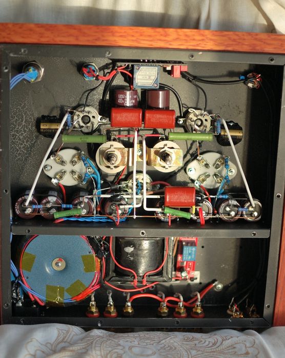 Ламповий підсилювач на 2С4С прямонакальних та американських RCA 6Q7