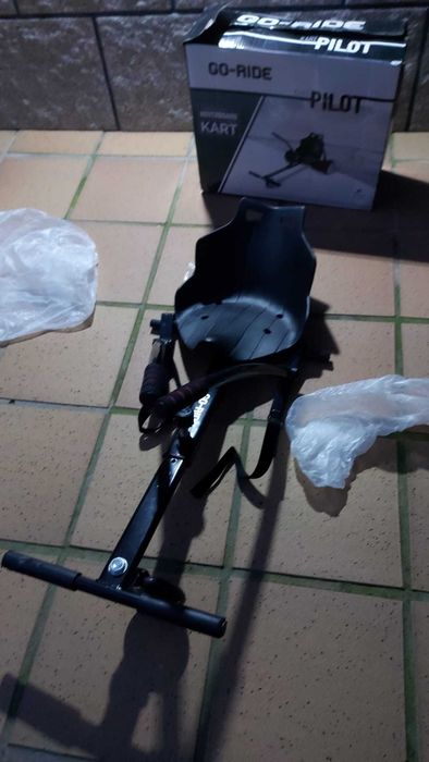 Go-Ride Pilot Kart para Hoverboard - Impecável