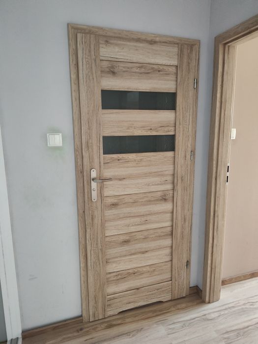 Drzwi wewnętrzne dąb 80cm