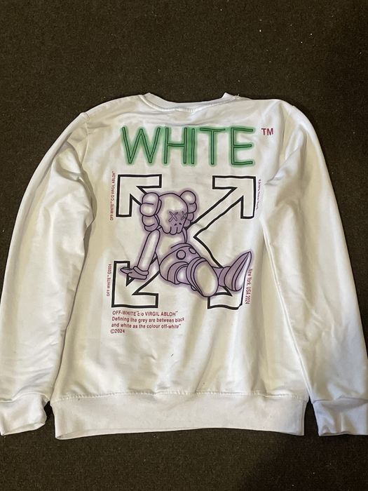 Off White kaws оф вайт кофта