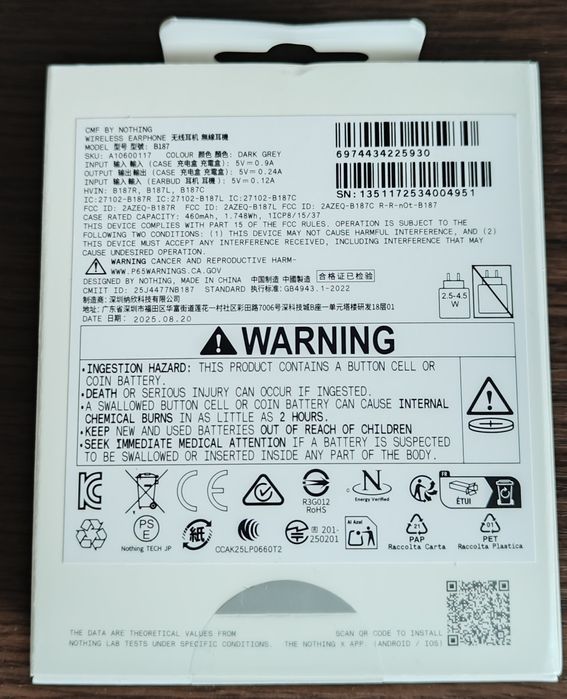 Навушники CMF Buds Pro 2 B187 (A10600117)