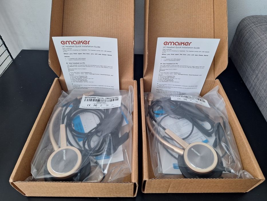 2 Headset com micro ( novos)