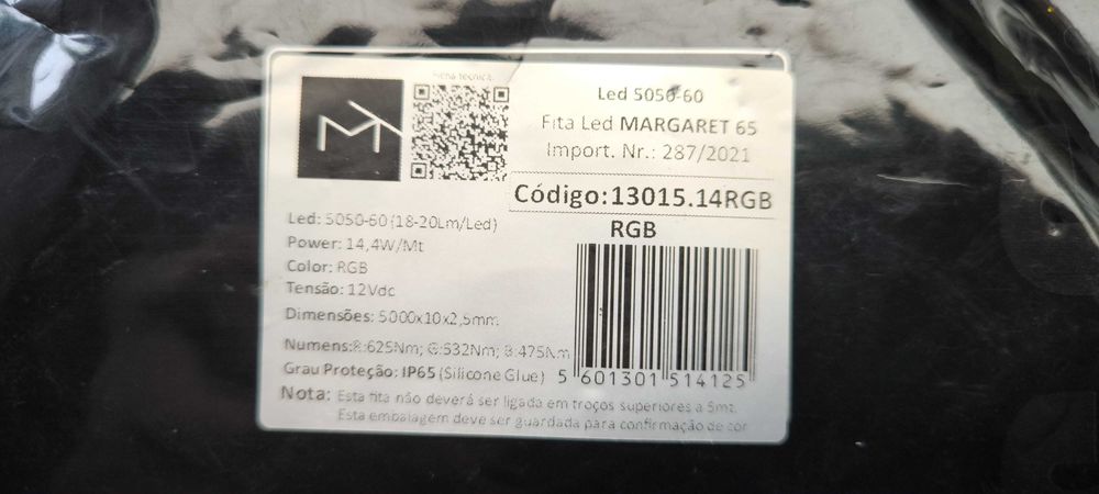 Fita led 5 metros RGB Motako Margaret iluminação led