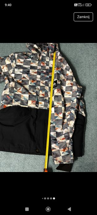 Męska kurtka snowboardowa Quiksilver Mission Printed Block
