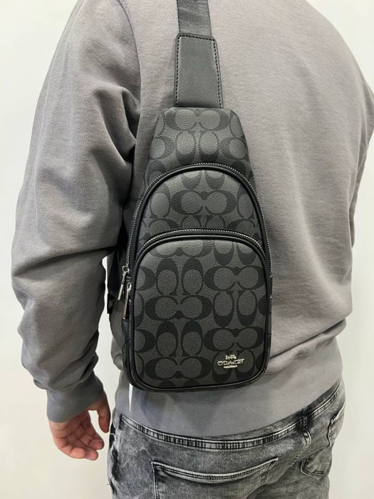 Мужская сумка коач/Чоловіча сумка через плече Coach