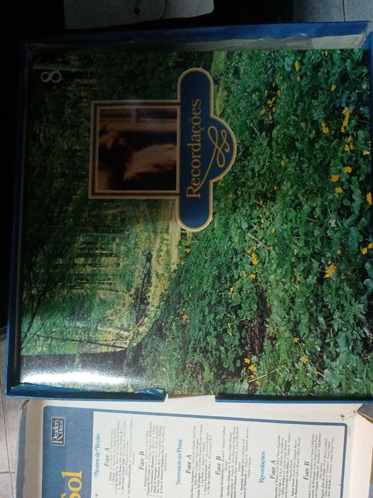 Oito Lp's em vinil, maiores êxitos da Europa latina