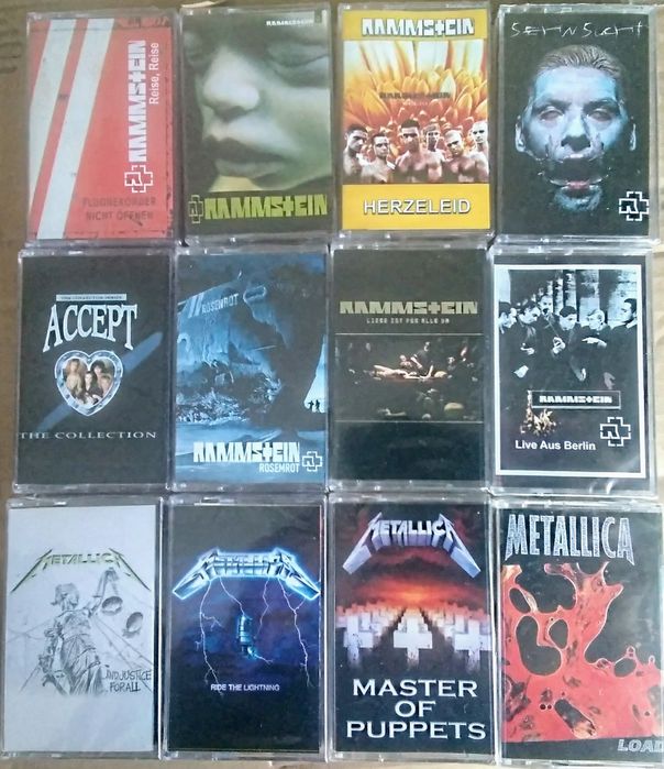 Аудио кассеты Scooter,Enigma,R.Mails,Linkin Park,Modern Земфира