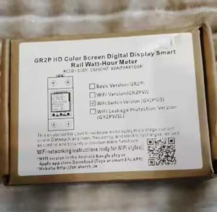 Atorch GR2PWS WiFi 1-100A Счетчик Реле Автомат Таймер Tuya