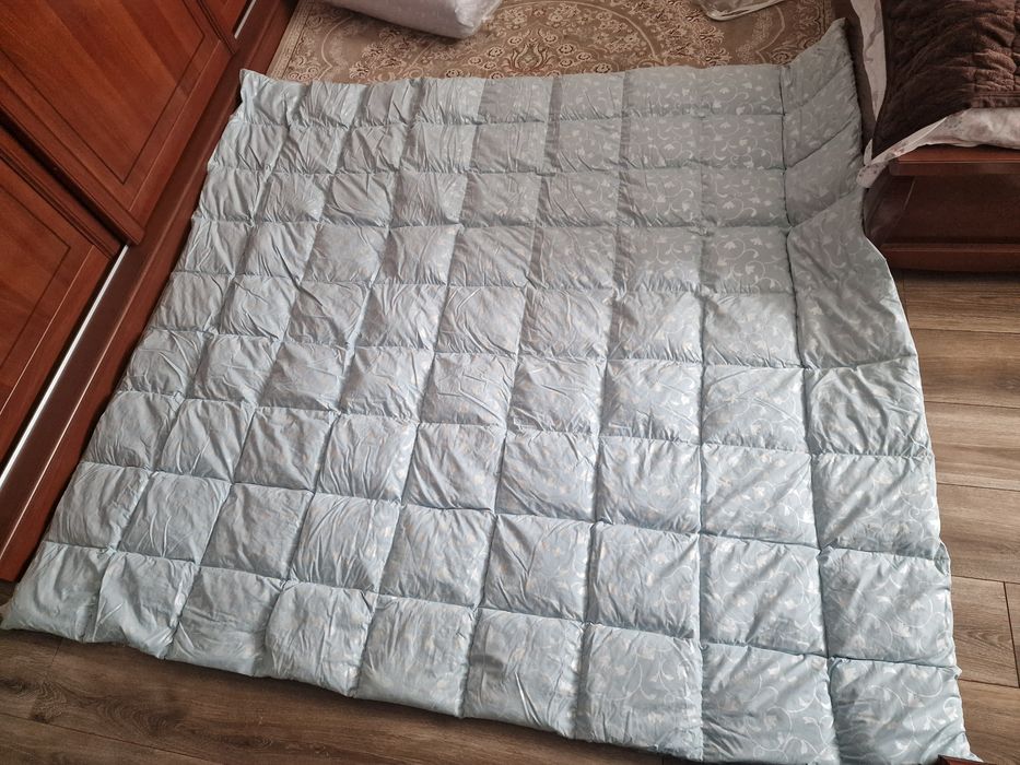 Пухова ковдра 190×200 см • нова • натуральне гусяче пір’я