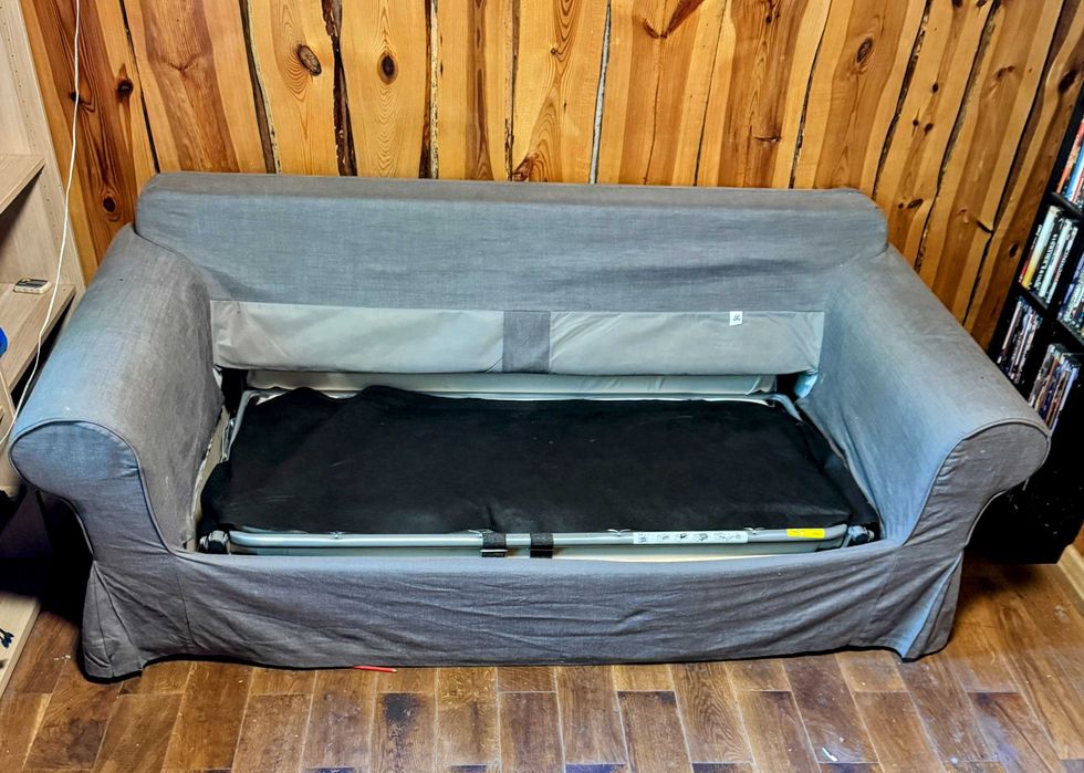 Sofa rozkładana 2-osobowa IKEA Ektorp | Stan dobry | Zdejmowany pokrowiec