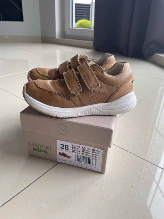 Lasocki Kids camel skóra 28