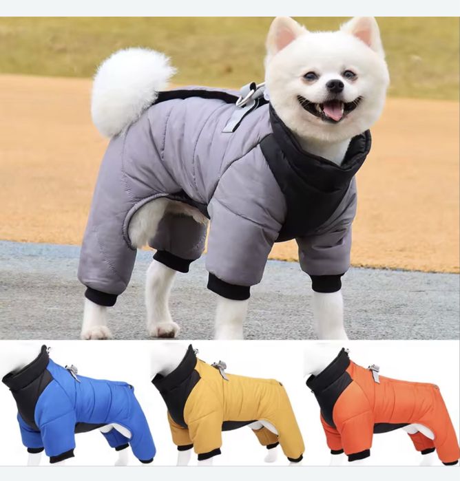 Новий теплий комбінезон для собачки, XL