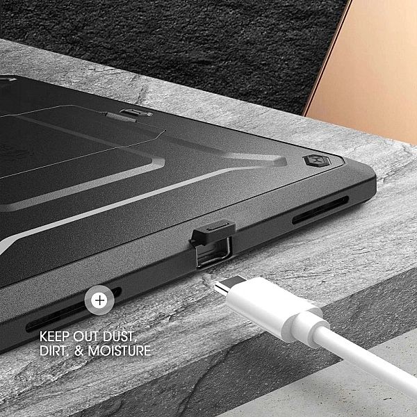 Etui z szybką Supcase do iPad Air 4/2020 Black