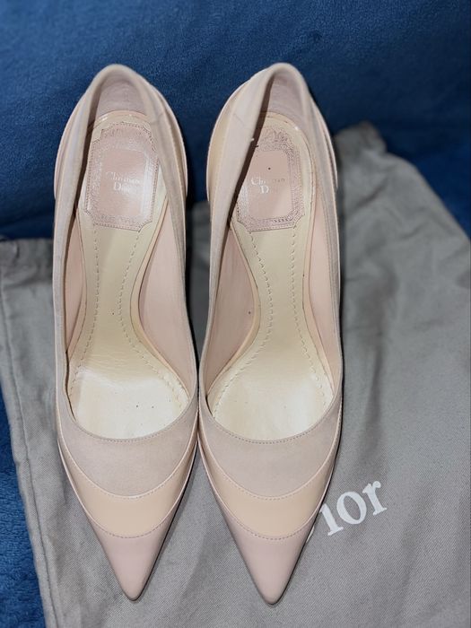 Оригинальные туфли-лодочки Christian Dior (размер 38) с пыльником