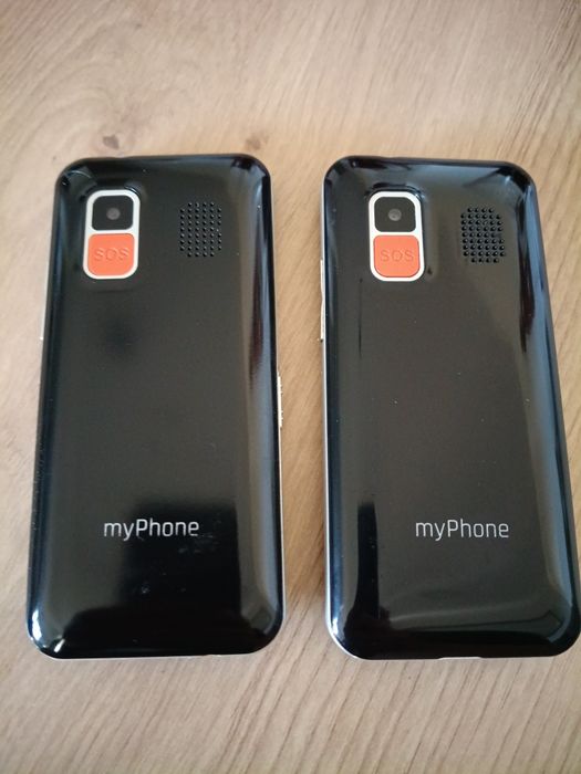2 telefony myPhone dla seniora – jeden sprawny, drugi na części