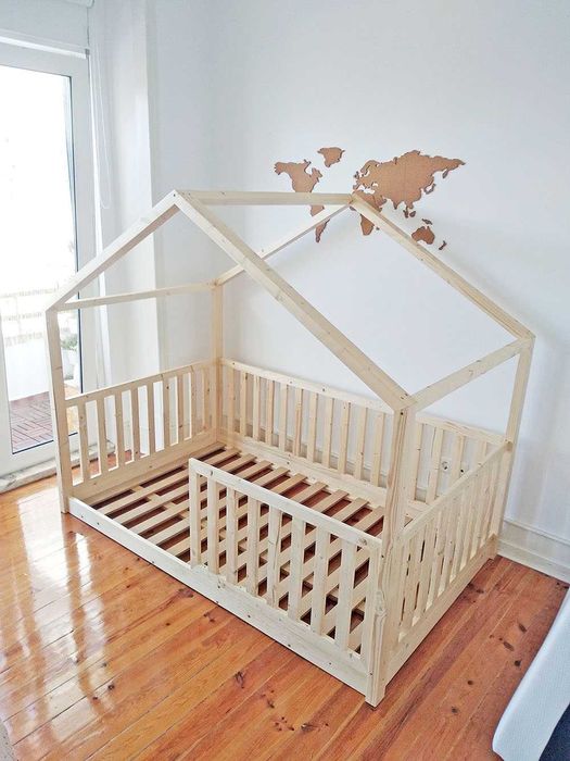 Cama Casinha X para Criança (Montessori)